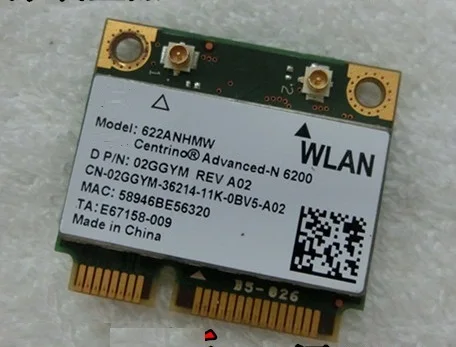 Новая сетевая карта SSEA для Intel Centrino Advanced N 6200 622ANHMW 2 4G/5GHZ беспроводная Dell 1564 1464 N3010