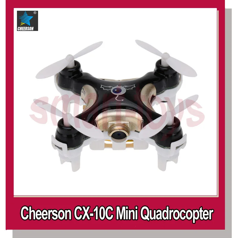 Cheerson CX 10C CX10C 2 4 GHZ 4CH 6 осевой гироскоп мини RC Квадрокоптер с 0.3MP камерой