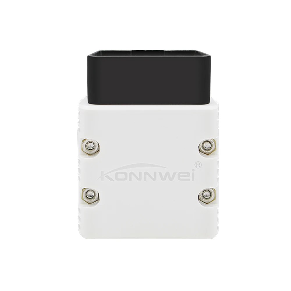 А+ качество Konnwei KW902 ELM327 Bluetooth 3,0 OBD2 CAN-BUS сканер работает на android/windows kw 902 ELM 327 адаптер BT - Цвет: White