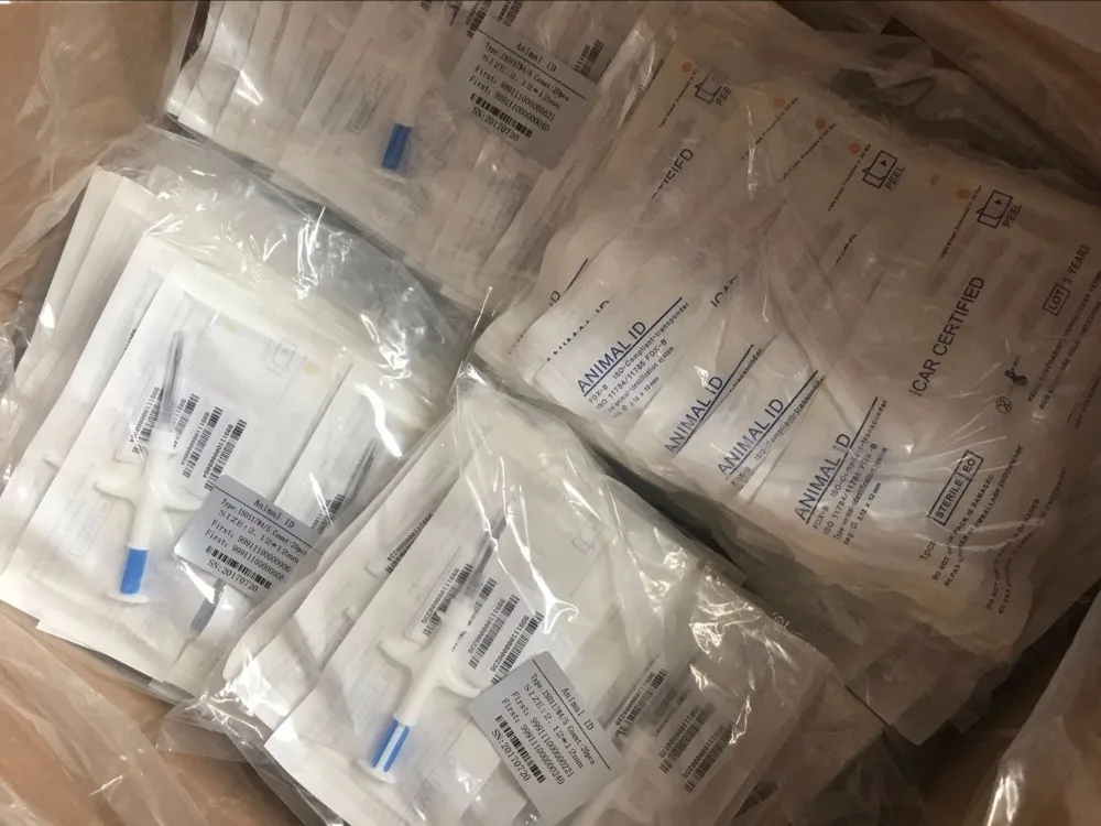 READELL 50 шт. 134 2 кГц ISO11784 ISO11785 rfid Ушная бирка для животных крупного рогатого скота