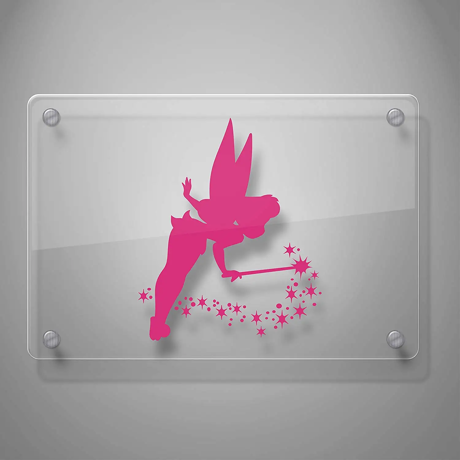 

Yoonek Graphics Tinkerbell Decal Sticker for Car Window, Laptop, Motorcycle, Walls, Mirror and More. # 539 (6" x 4.9", Pink)