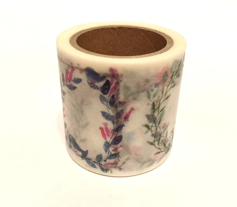 

1Roll=45mmx7m High Quality Heart Garland Flower Pattern Japanese Washi Decorative Adhesive DIY Masking Paper Tape Label Sticker