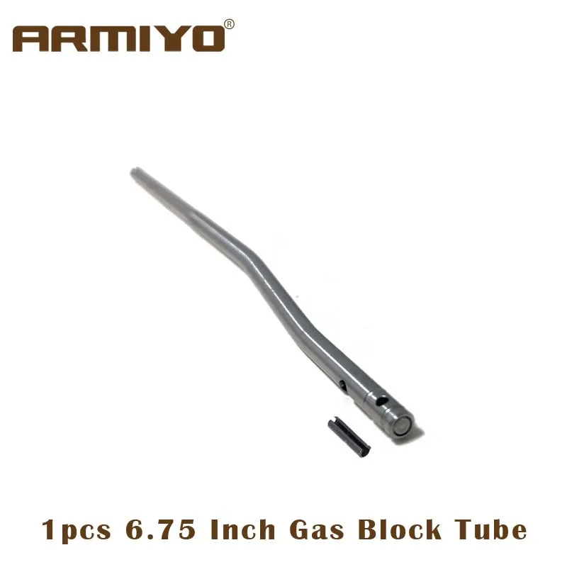 6.75 Inch Tube Armiyo алюминиевый винтовочный Тактический газовый блок труба низкопрофильный набор винтов Стандартный ствол рулонный штырь 0,75 дюймов аксессуары для стрельбы m4 - Цвет: 6.75 Inch Tube