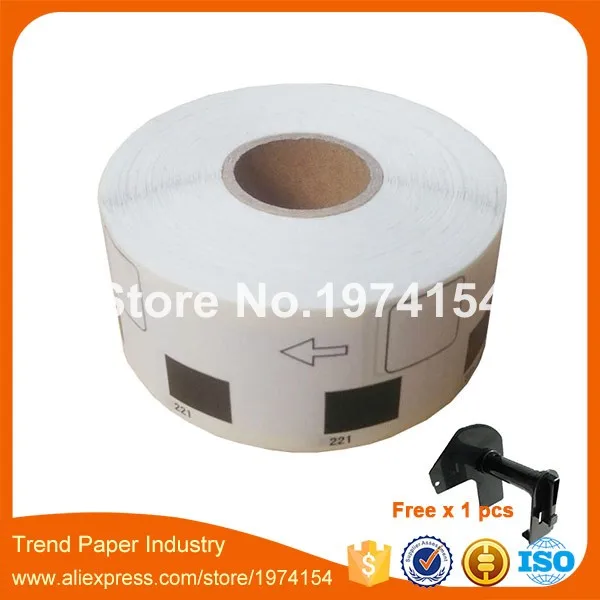 50 x rolls ETICHETTE BROTHER DK11221 23x23 мм 1000pz QL-500A QL-550 QL-560 QL-570 | Компьютеры и офис