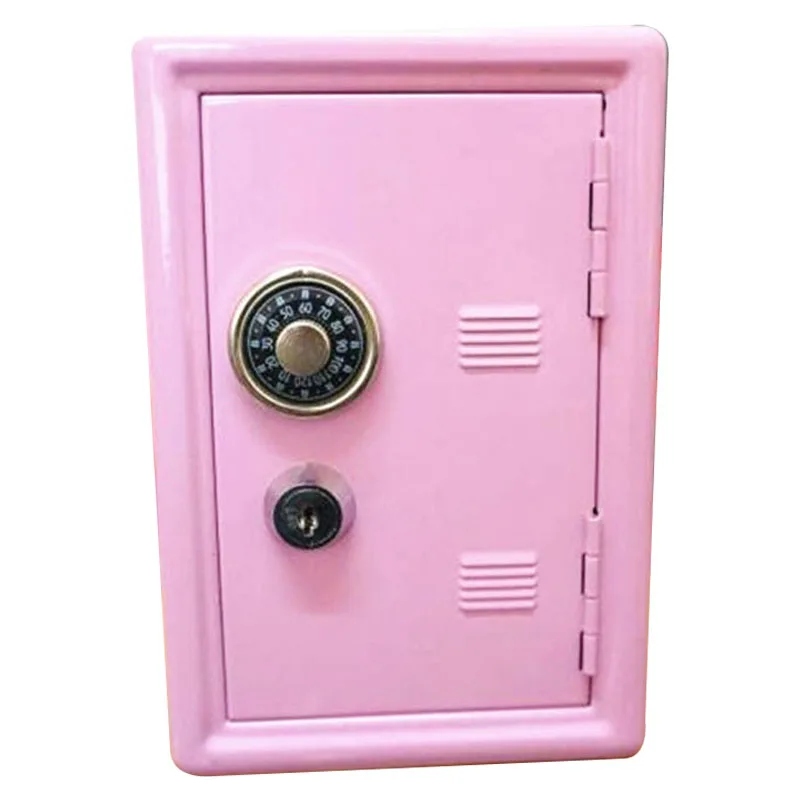 Pink Креативная копилка мини Банкомат копилка пароль Цифровые Монеты денежный депозит детский подарок на год - Цвет: Pink