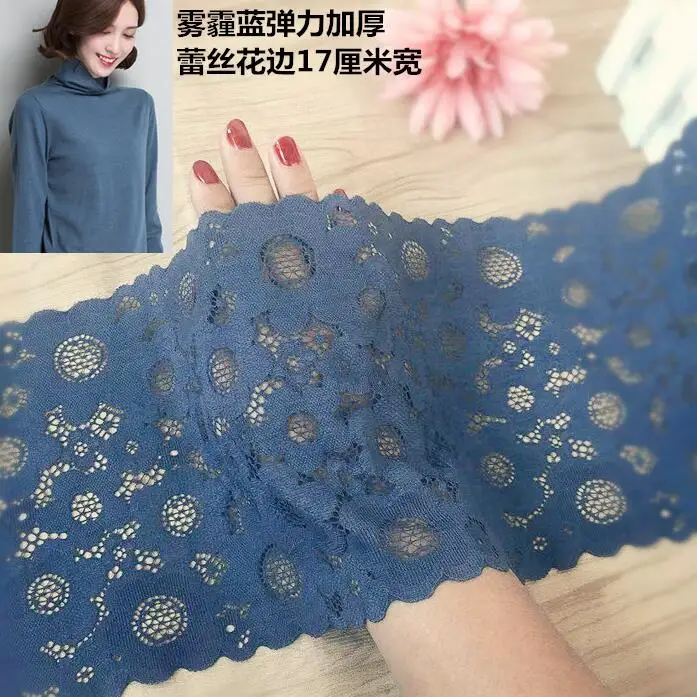 1 метр свадебное платье серая синяя эластичная кружевная лента стрейч аксессуары