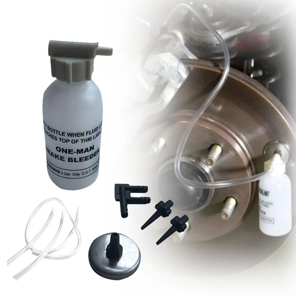 Car Brake Bleeder Масляный бак крышка один человек тормозной Bleeder комплект маленький Bleed бутылка тормоза комплект Bleeding масло Всасывающий бак смены ручной автомобильный топливный насос@ 30 - Цвет: Car Brake Bleeder