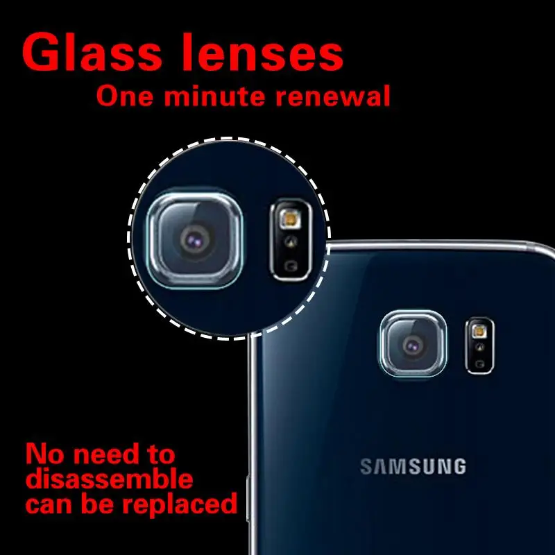 Защитная пленка для задней камеры 2.5D из закаленного стекла Samsung S6 5 1 &quot
