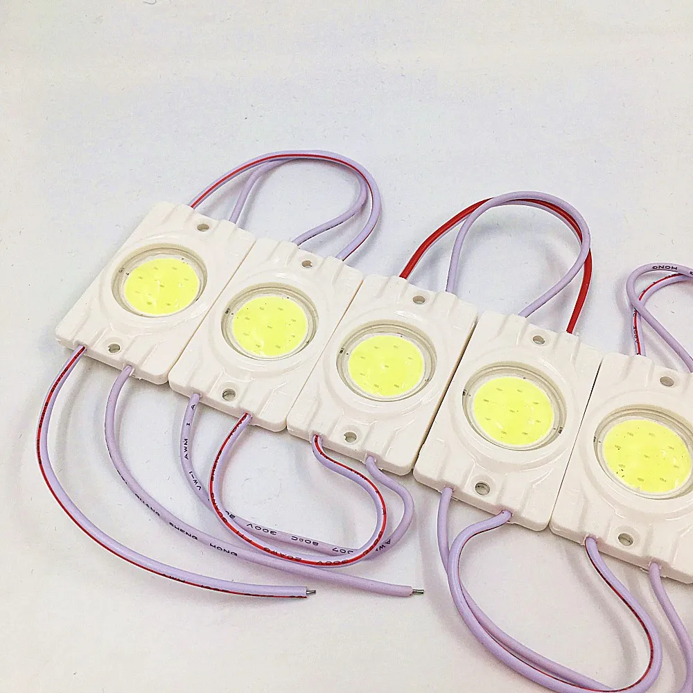 LED Module 2.4W COB backlightfor Advertisement Design Modules Super Bright Lighting DC12V waterproof 20pcs/lot warm /white | Освещение