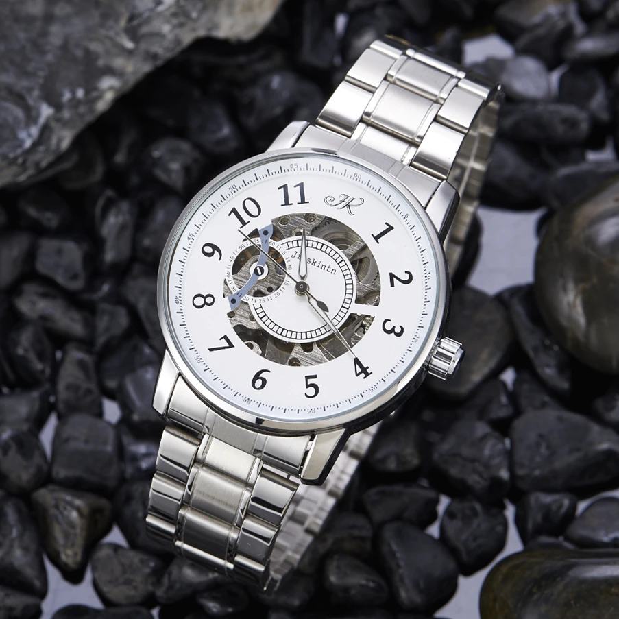 

Mens Business Male Watch Automatic Machinery Watches Men Fashion Classic Gold Stainless Steel WristWatch Clock relogio masculino