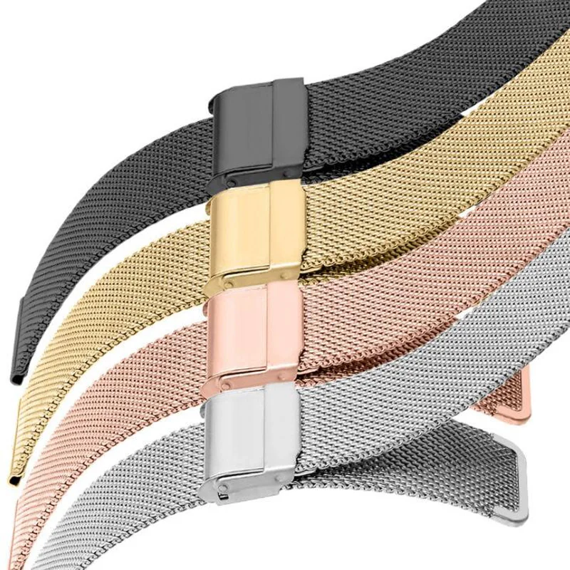 Ремешок для смарт-часов Xiaomi Huami Amazfit 2 Stratos Pace 2 металлический ремешок для часов браслет из нержавеющей стали Amazfit Bip Bit