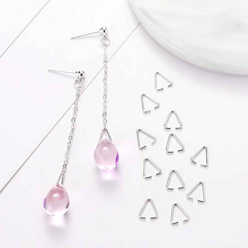 50 шт. золотые белые застежки для Бусин DIY Изготовление сережек аксессуары ожерелье ручной работы серьги-гвоздики ювелирные изделия