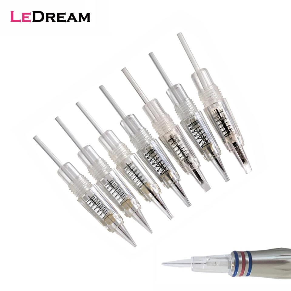 

100pcs/Lot Disposable 8mm Screw Tattoo Needles Cartridges For Charmant Liberty Permanent Microblading Microneedling Makeup