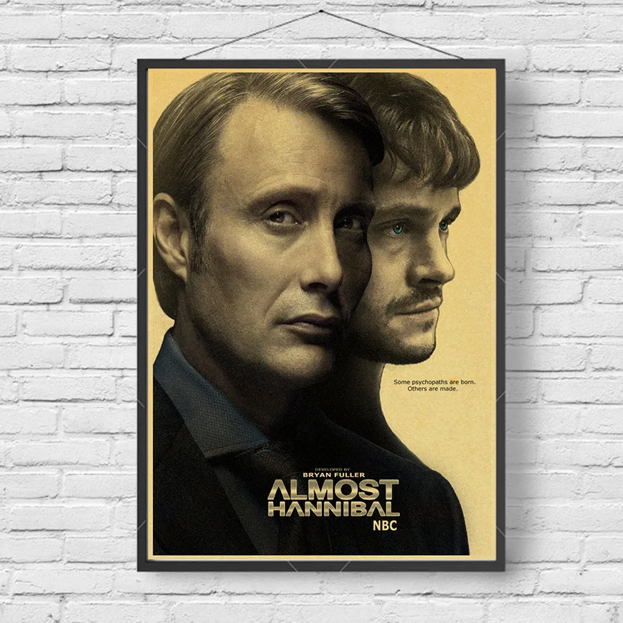 Винтажные плакаты Hannibal Hugh dancy ужасные триллеры украшения для дома Крафтовая
