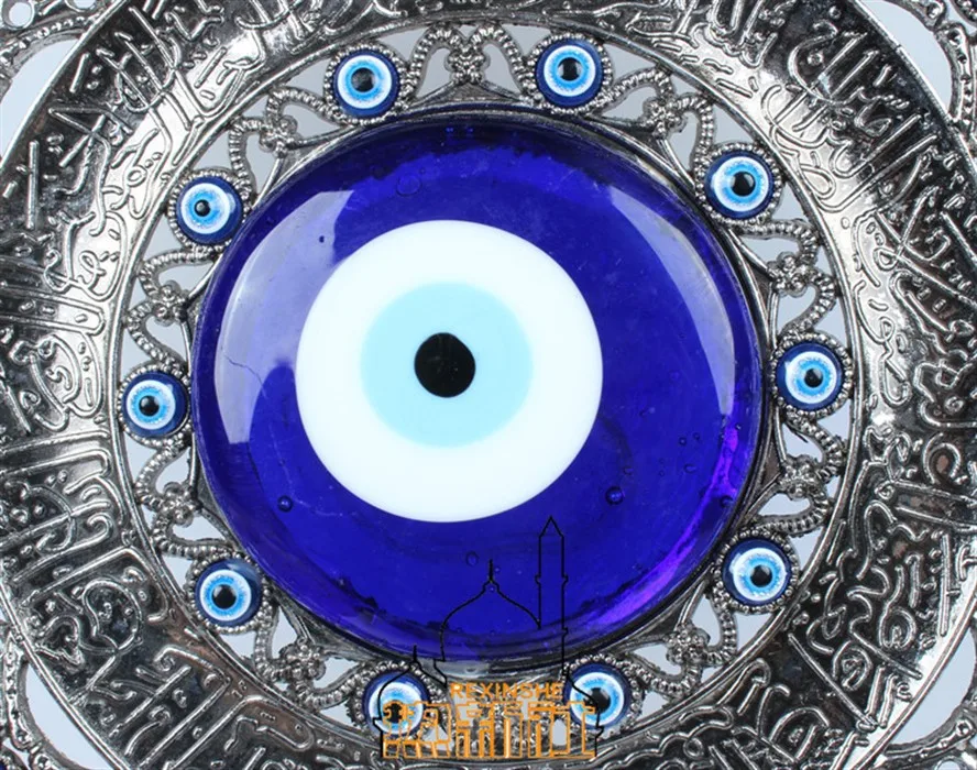 Турецкие большие синие глаза украшения мусульманский ожерельлье мира настенный