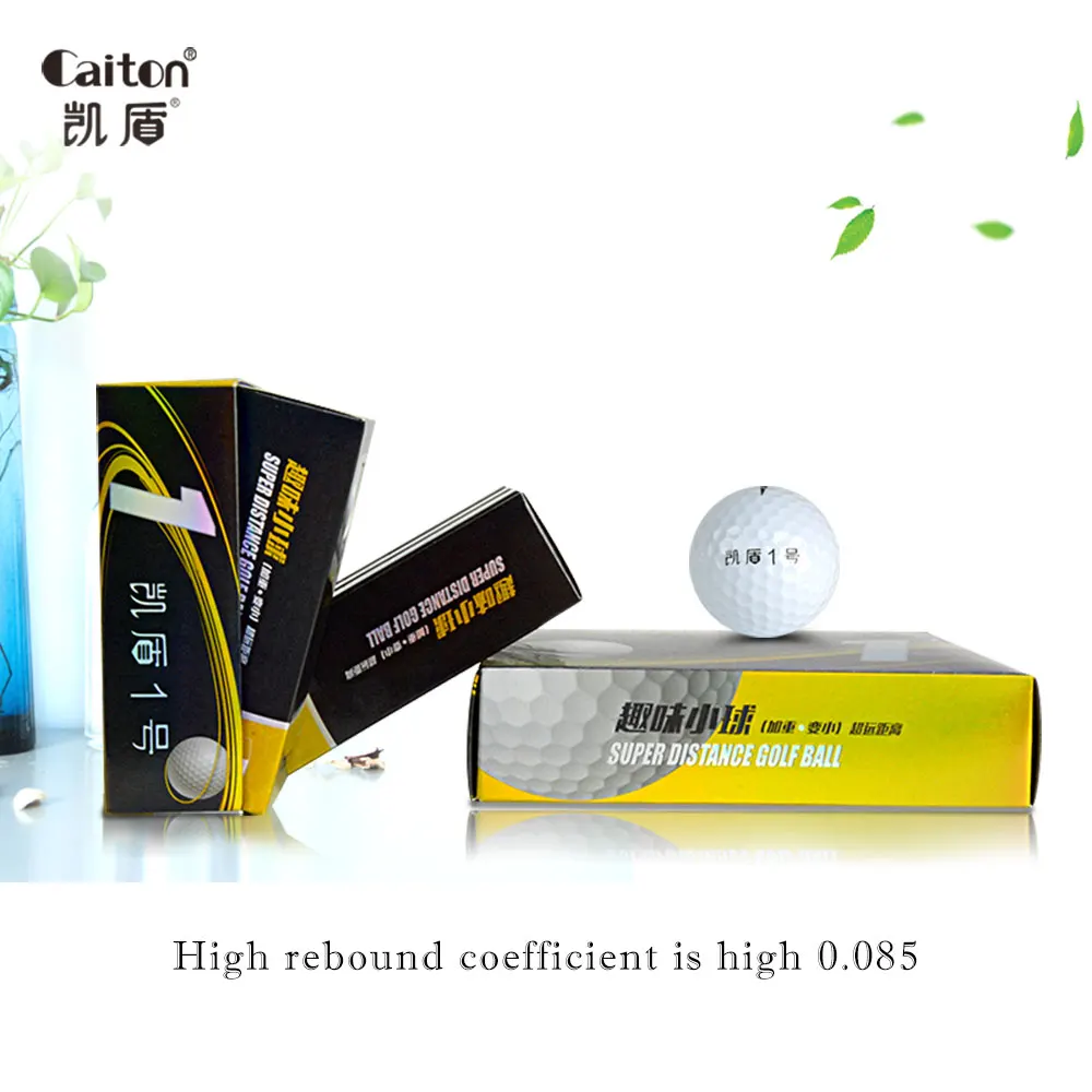 Caiton 12 шт. Новинка года весело небольшой Мячи для гольфа супер расстояние увеличена на 0.2 г Малый размер 1.15 мм