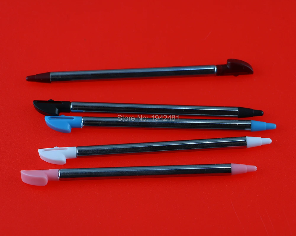 

100PCS Metal Retractable Stylus Touch Pen 5 Colors For 3DSXL 3DS LL