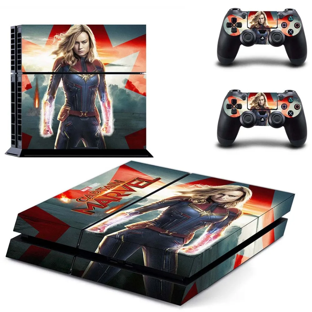 Наклейки Марвел Капитан play станция 4 кожа PS4 контроллер кожи pegatinas наклейка adesivo