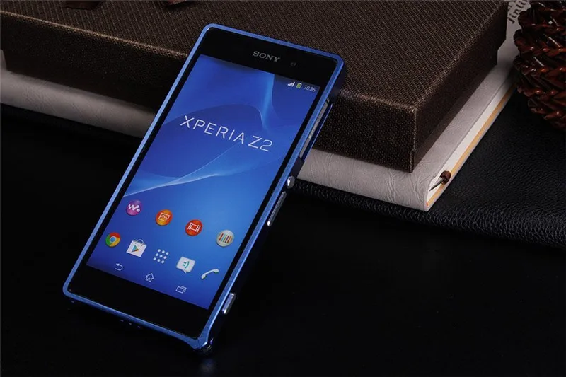 Для sony Z2 Z 2 Бампер металлический бампер Пряжка Чехол для sony Xperia Z2 D6502 D6503 D6543 L50 L50w 5," телефон Алюминиевый Чехол