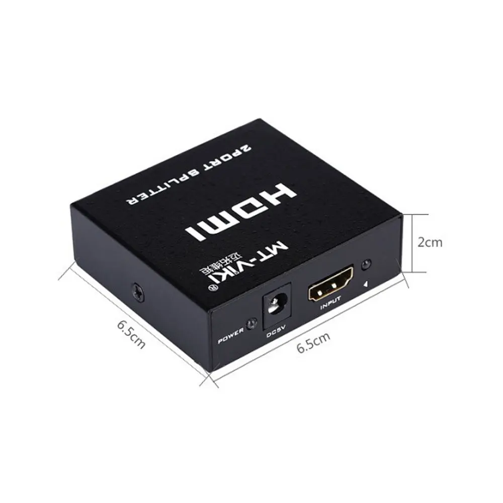 Eletryc HDMI Splitter 1 In 2 Out Video Share Synchronous Display 1080P 3D FHD Port Duplicator MT-SP102M EU US AU UK |
