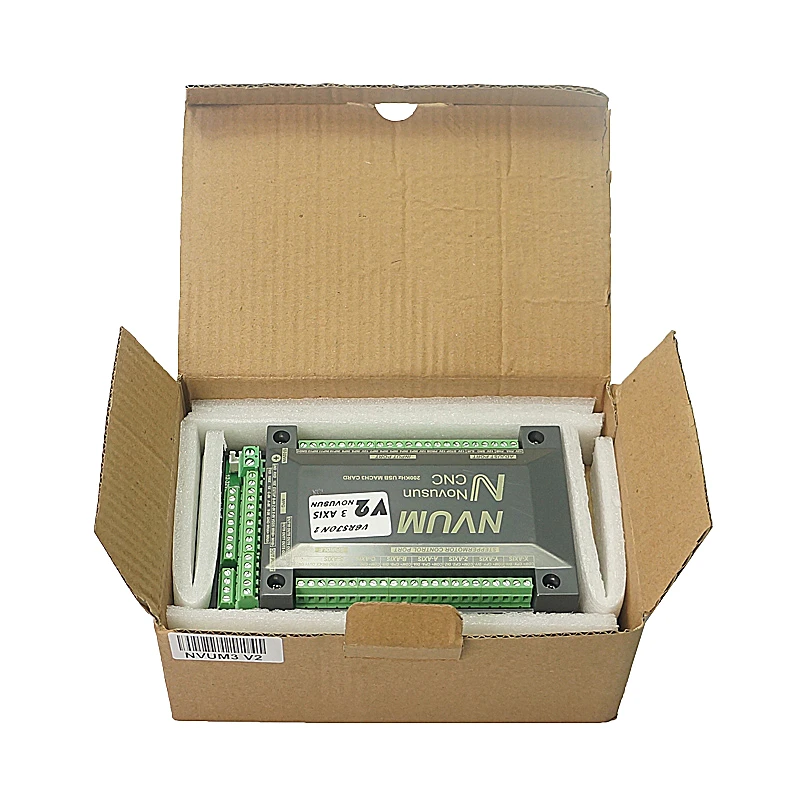 

manual pulse hand wheel NVUM 3 Axis NVEM V2 version CNC Controller 200KHZ USB MACH3 Motion Control Card for Stepper Motor