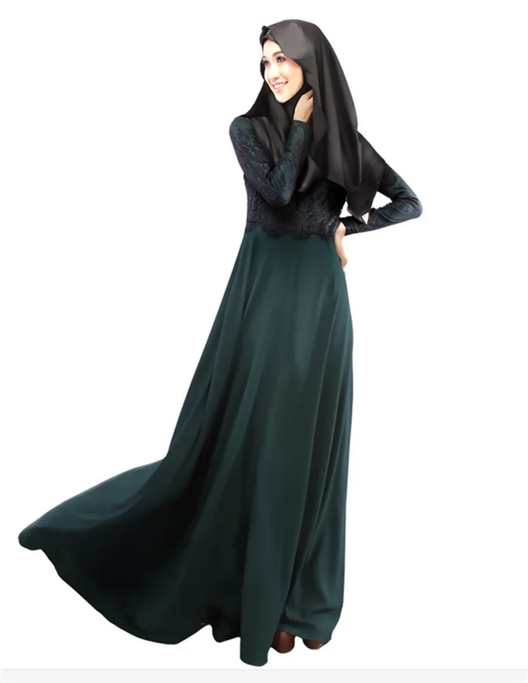 Длинное кружевное платье-макси Abaya | Тематическая одежда и униформа