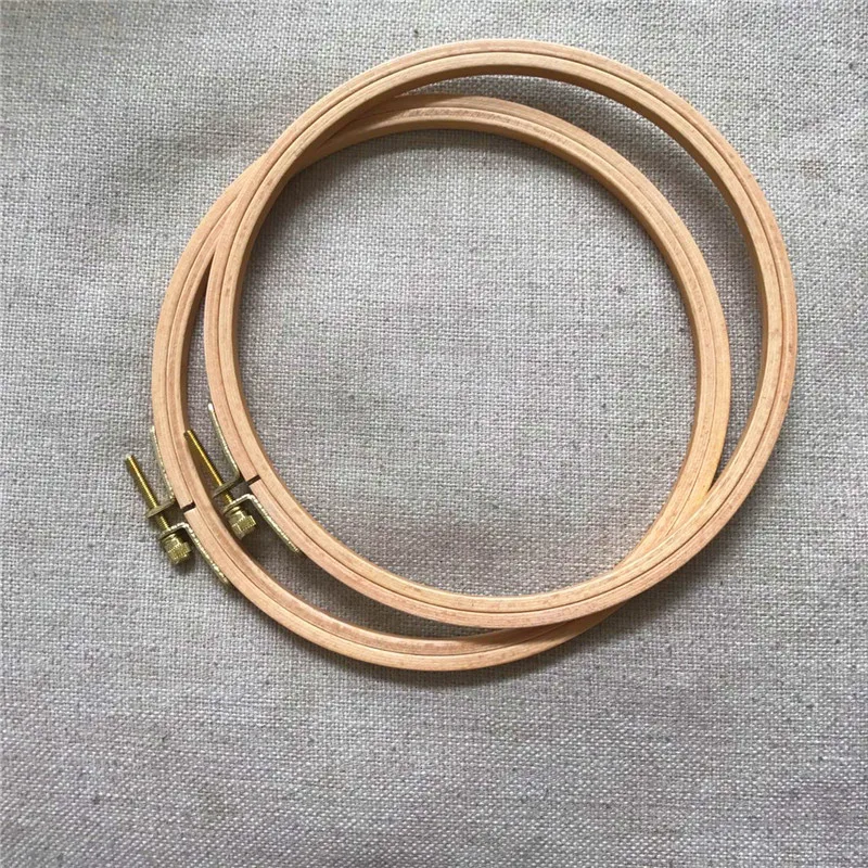 Dia18cm стеганый обруч с вышивкой круглый крестиком деревянная рамка для вышивки