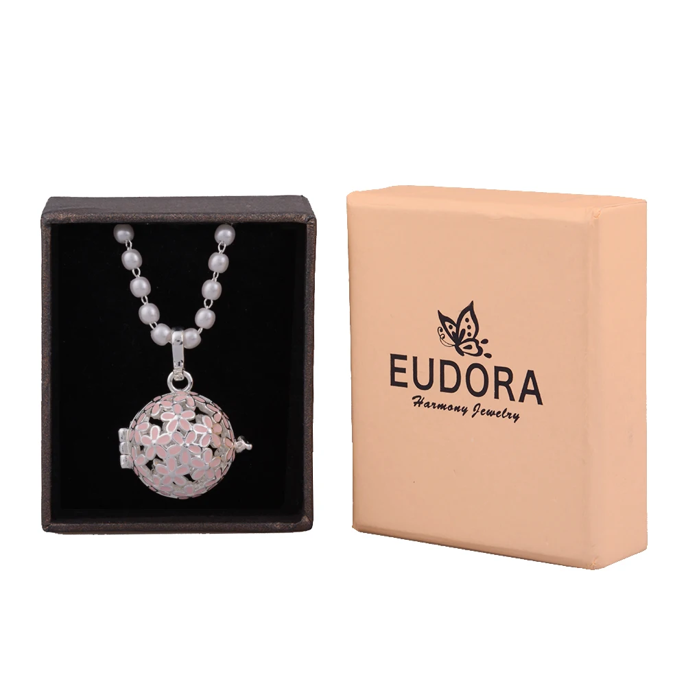 Кулон медальон EUDORA Harmony Ball кулон в виде цветущего розового цветка вишни для