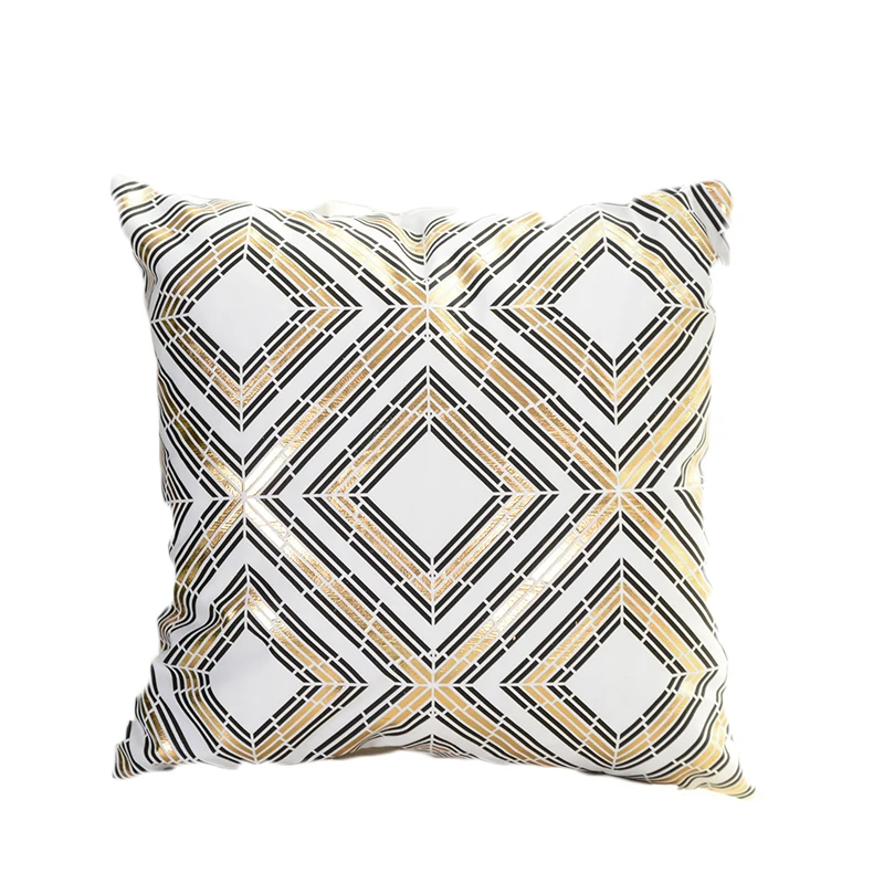 Hoomall золотые бронзирующие декоративные подушки Декор квадратный чехол для с