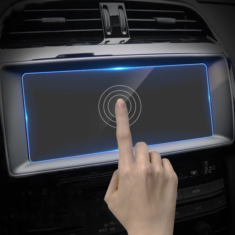 Для Jaguar F-PACE- Автомобильный gps навигационный экран стальная защитная пленка 1 шт. аксессуары для стайлинга автомобилей