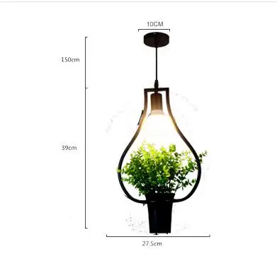 Современный подвесной светильник e27 led для кухни, ресторанов, баров, декоративное домашнее светодиодное освещение, креативный светильник для столовой - Цвет корпуса: 7