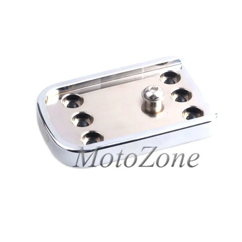 

Motorcycle Accessories CNC Large Brake Pedal Pad Cover Compatibility For Harley Touring Softail Dyna Street Glide Electra Glide