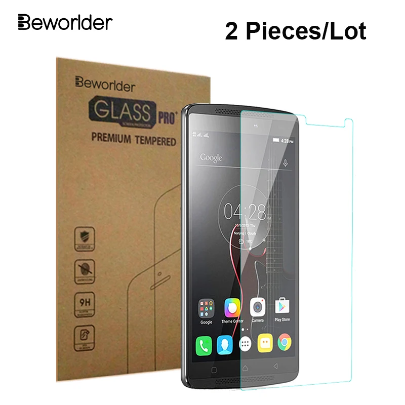 2 шт. закаленное стекло для lenovo Vibe K4 Note A7010a48 A7010 X3 Lite Защитная пленка | Мобильные