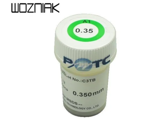 1 бутылка PMTC этилированные BGA шарики для припоя 250k 0,25 мм 0,3 мм 0,4 мм 0.5mm0.76mm для наладочная станция деболлинга по технологии BGA
