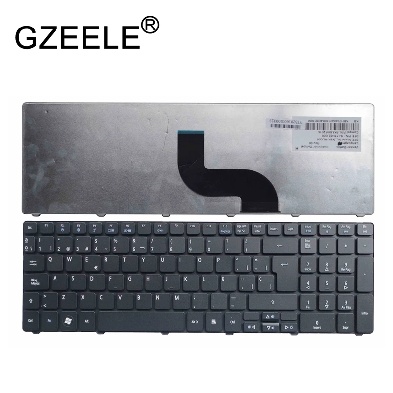 

GZEELE new Keyboard for Acer aspire 7750 5251 5252 5253 5349 5551 5551G 5553 5553G 7750G 8942 Teclado Spanish SP Laptop QWERTY