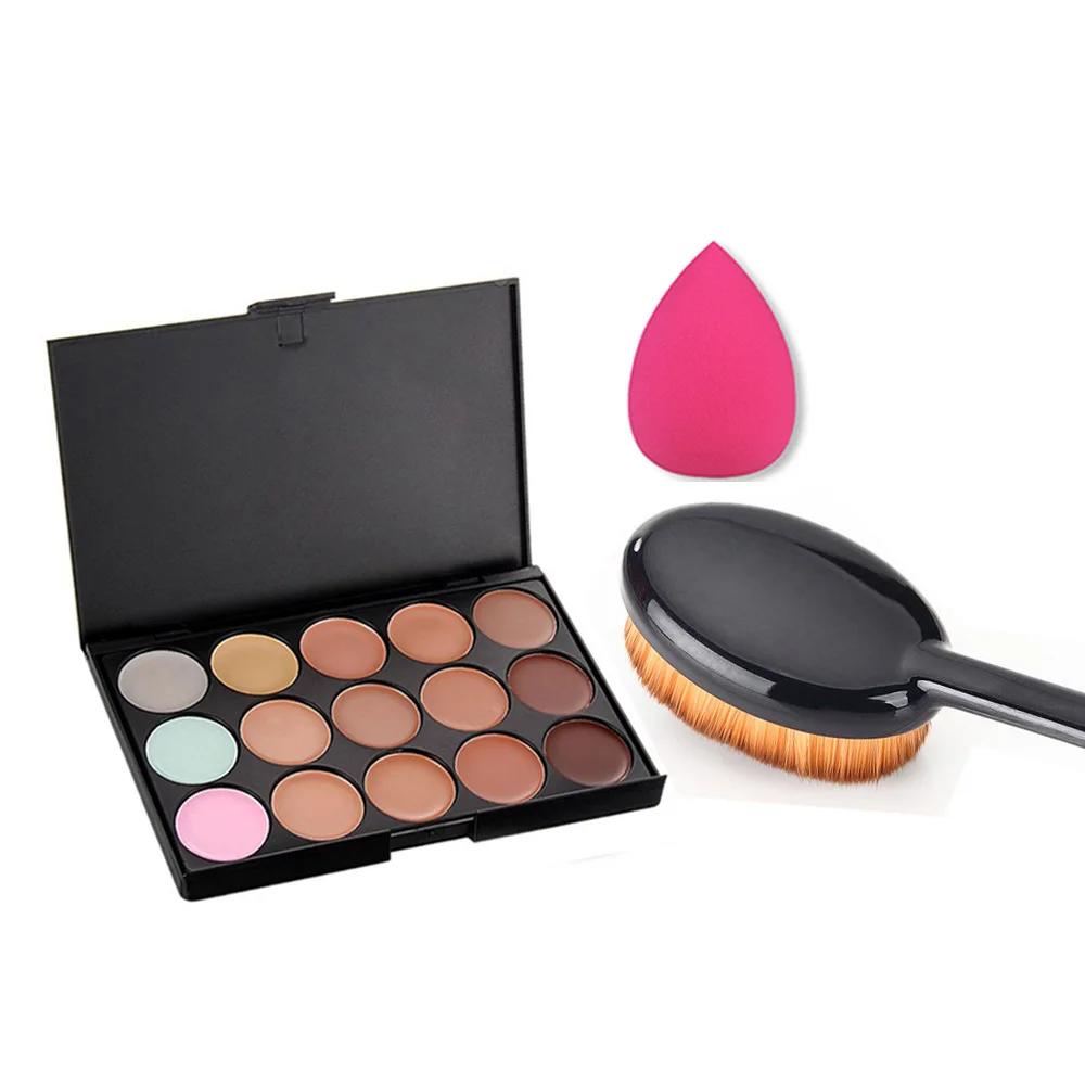 15 цветов консилер контурирующий макияж набор крем на основе профессионального