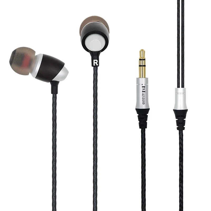 2017 hzsound M001 новейшая HiFi Наушники древесины наушники высокого качества стерео Pro