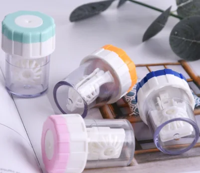 Уход за глазами модный вручную пластиковый футляр для чистки линз очиститель