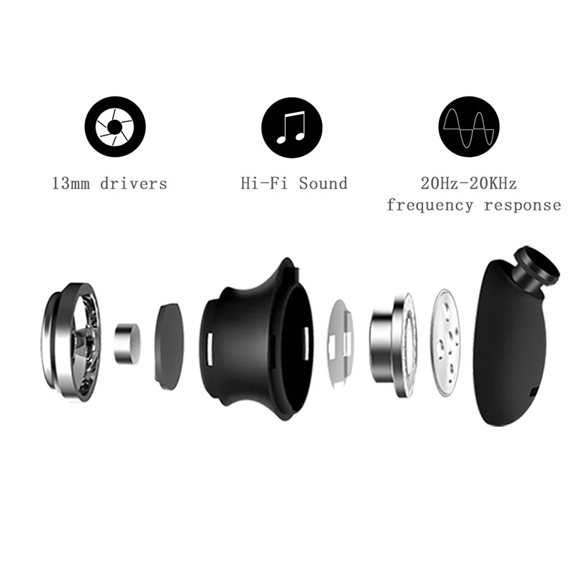 Спортивные bluetooth наушники Bluedio TN с активным шумоподавлением беспроводная