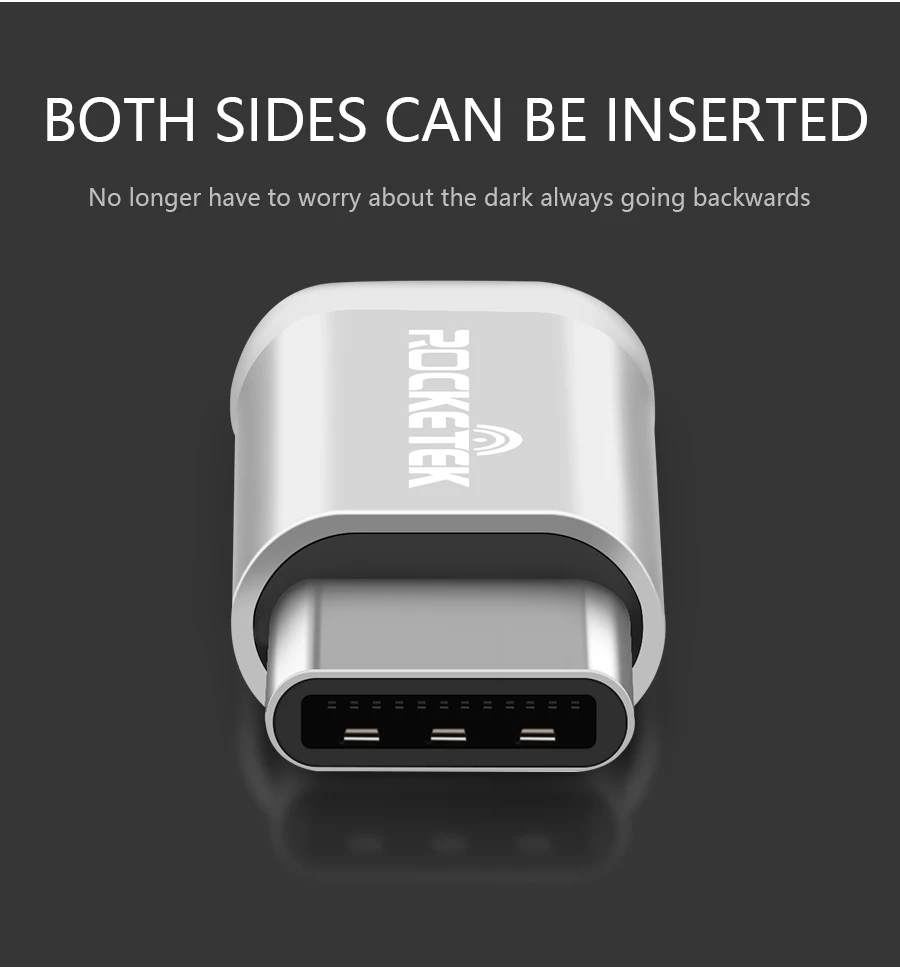 Rocketek Micro USB-type c OTG адаптер алюминиевый телефон тип-c аксессуары мужской разъем для Xiaomi Oneplus LG Nexus 5X6