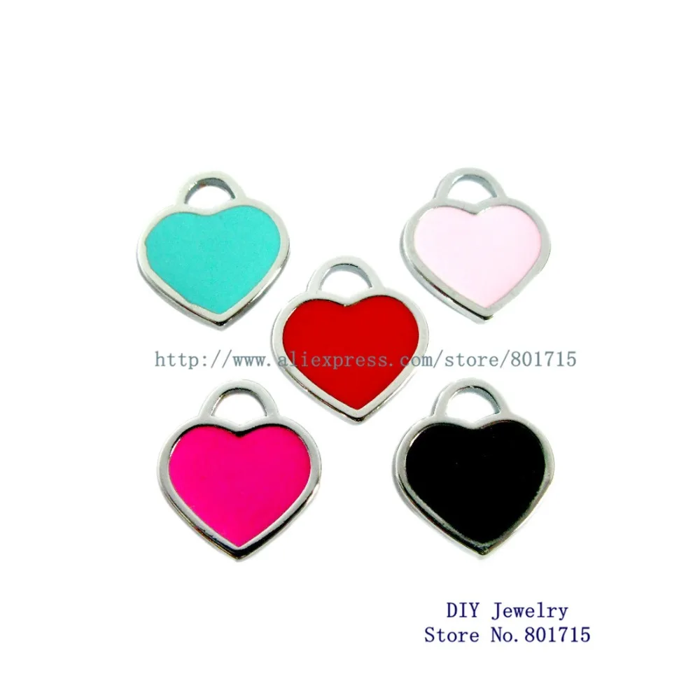 10 шт. подвески в виде сердца для домашних животных|pendant charms|charm charmheart pendant charms |