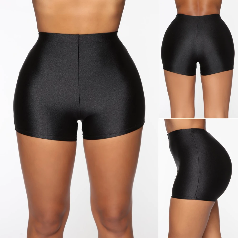 Women's Summer Sport Fitness Bike Shorts Soft Stretch Leggings Cotton Spandex Workout Yoga Jogger Shorts Tracksuit Outfit
