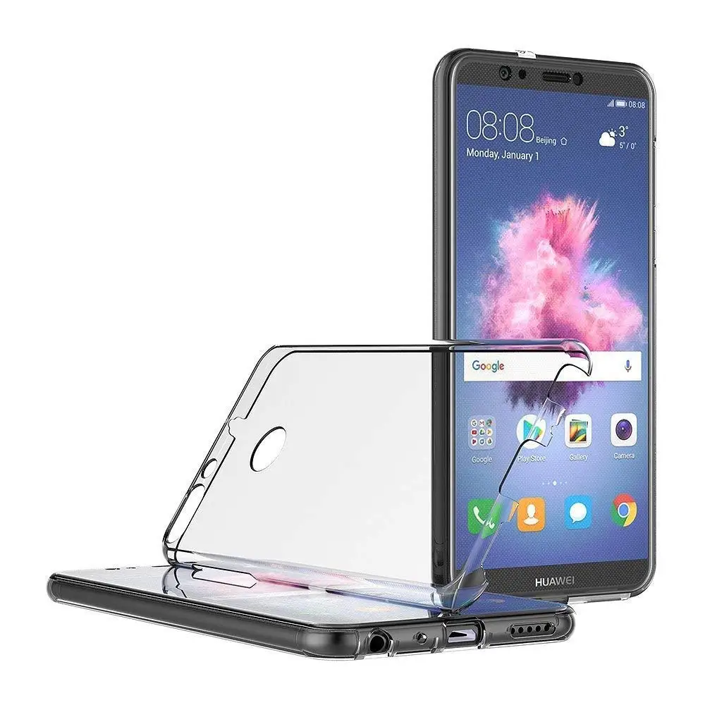 Двойной Мягкий чехол для Huawei P30 P20 P10 P9 P8 Lite 2017 P Smart Plus Y6 Y7 Y9 2019 Mate 20 Pro Honor 10 10i 8A 8 |