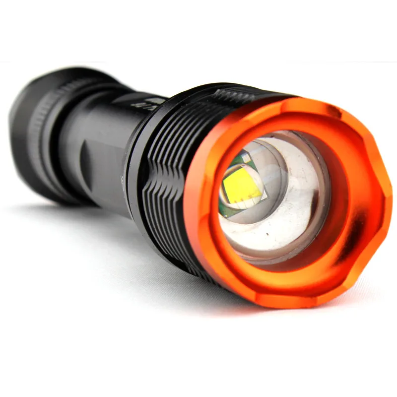 Портативный XM L T6 1800 лм Zoom 5 Режим фонарик 18650 зарядное устройство|5 mode flashlight|torch