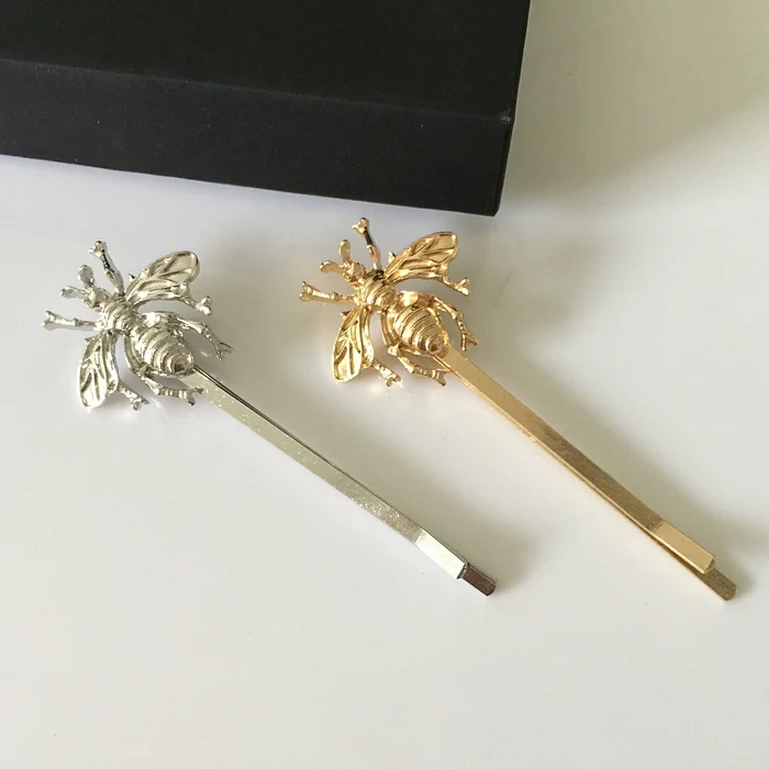 

2017 popular new fashion cool simple headdress hair little bee hairpin Tiara Barrettes accessories headdress girl woman