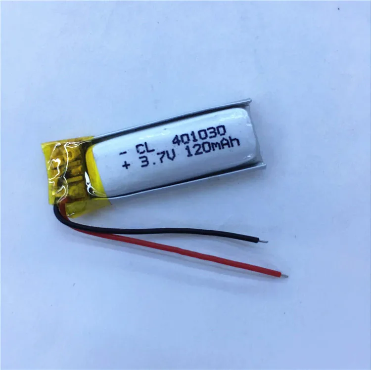 Dinto 401030 401230 3 7 V 120 мА/ч Перезаряжаемые литиевая батарея литий ионный полимерный