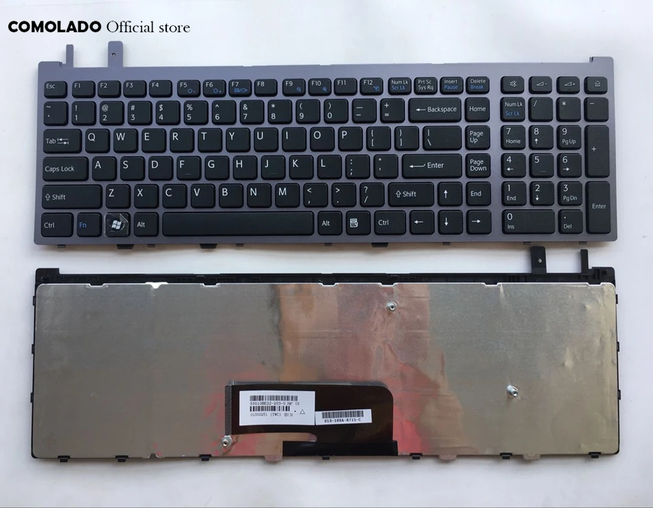 Английская клавиатура для Sony VAIO VGN-AW VGNAW с рамкой Клавиатура ноутбука US Layout |