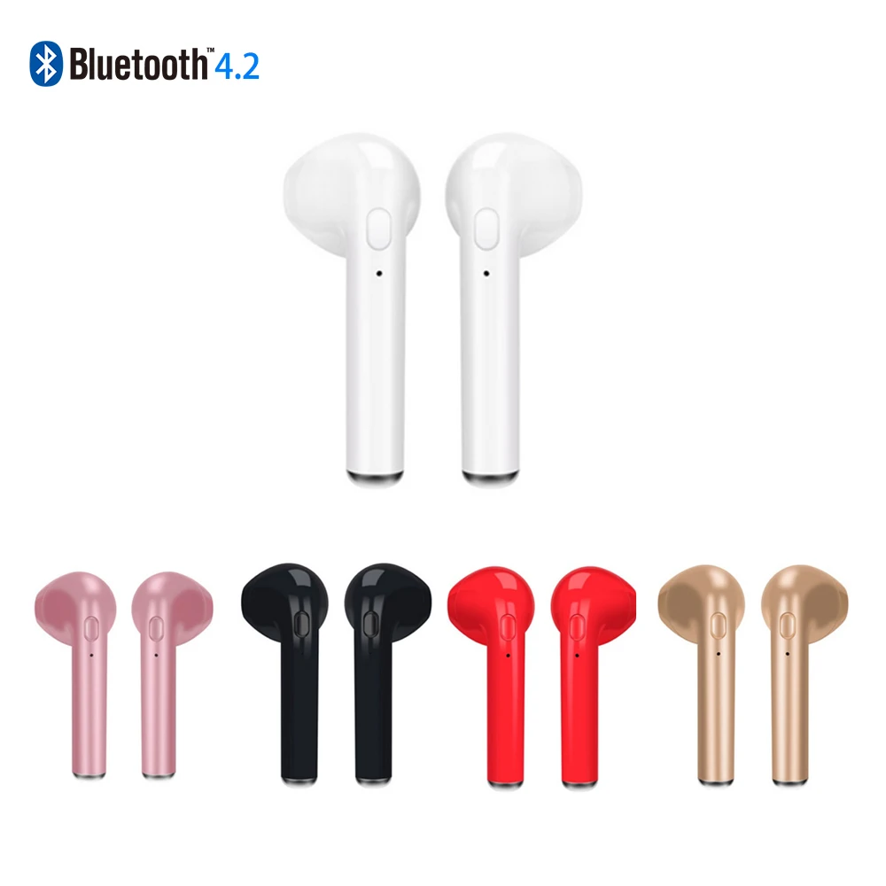 I7s TWS беспроводные Bluetooth наушники спортивные вкладыши Мини гарнитура с