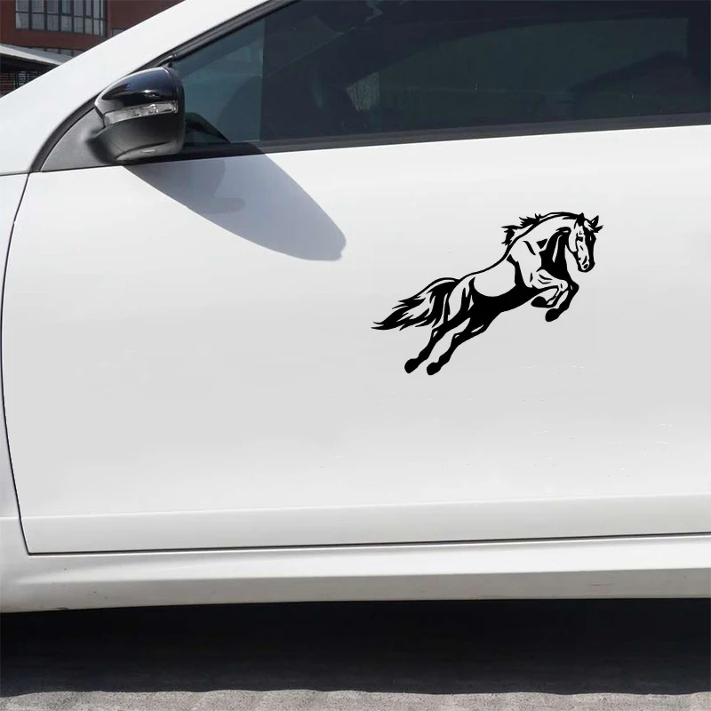 Виниловая наклейка для автомобиля Mighty Jumping Horse 19 1*15 2 см забавная светоотражающая