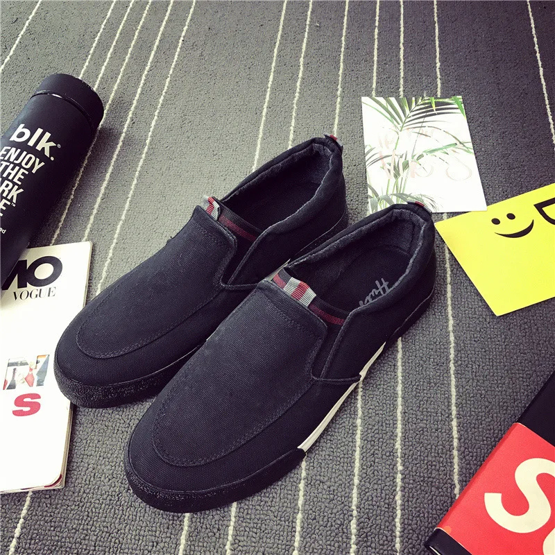 2017 Осень-кожа Повседневная Обувь Холст Мужская Резиновая Дышащая Сыщик Дизайнер